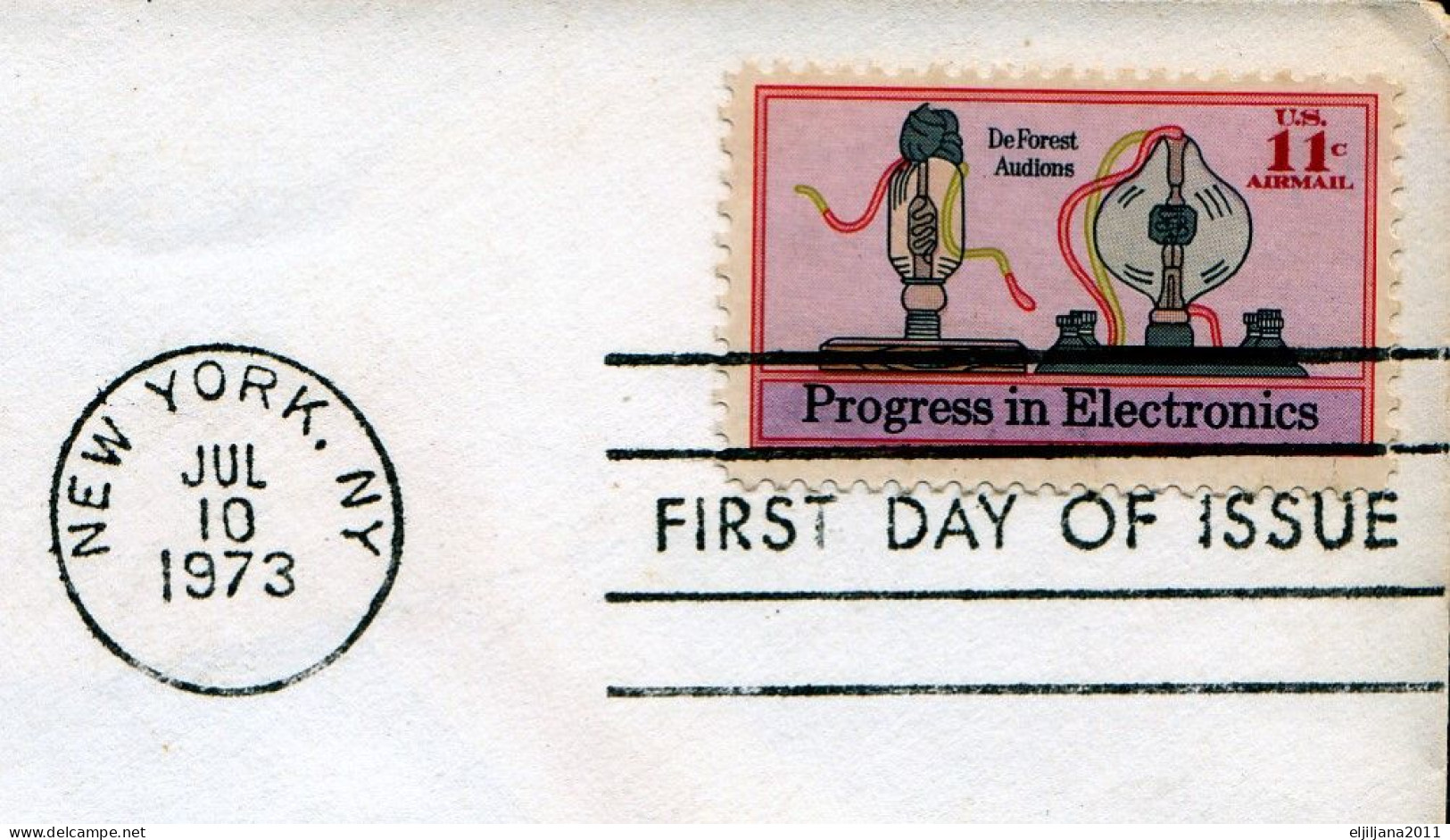 Action !! SALE !! 50 % OFF !! ⁕ USA 1973 ⁕ Progress In Electronics 11c. ⁕ FDC Cover New York - 1971-1980