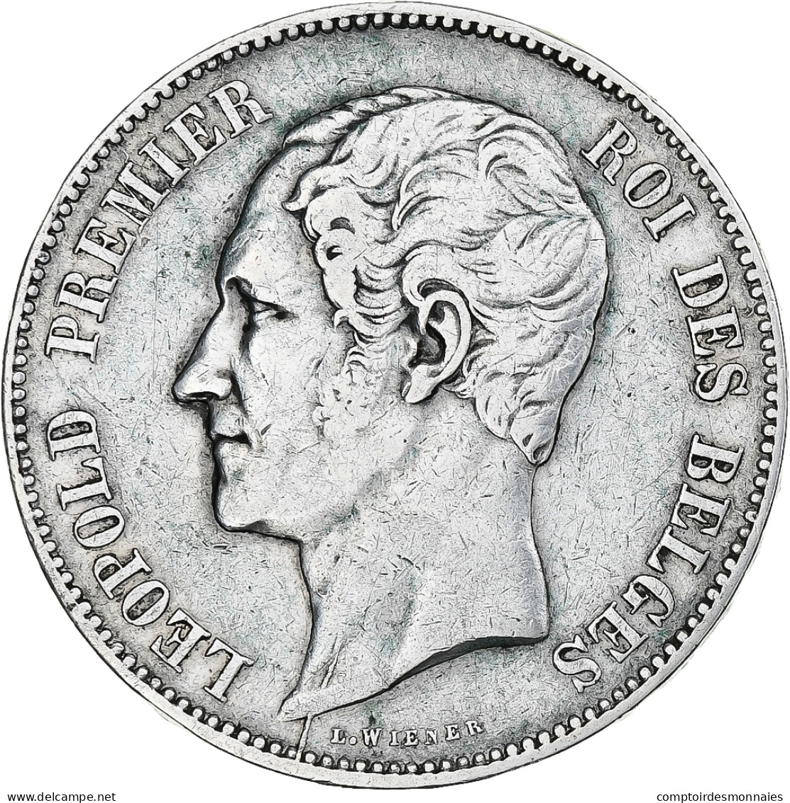 Belgique, Leopold I, 5 Francs, 1849, Bruxelles, TB+, Argent, KM:17 - 5 Frank