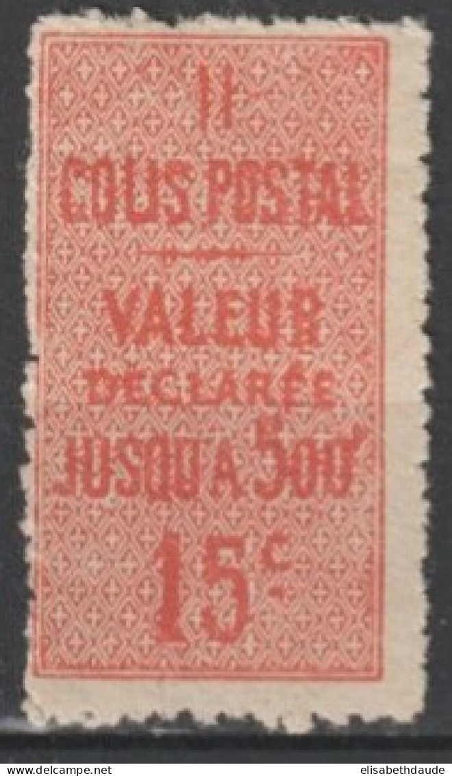COLIS POSTAUX - 1918 - YVERT N° 30 * MLH - COTE = 20 EUR. - Nuevos