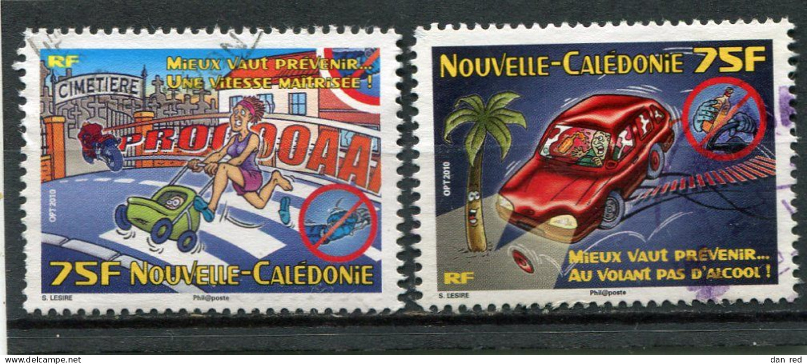 NOUVELLE CALEDONIE  N°  1113 Et 1114 (Y&T)  (Oblitéré) - Gebraucht