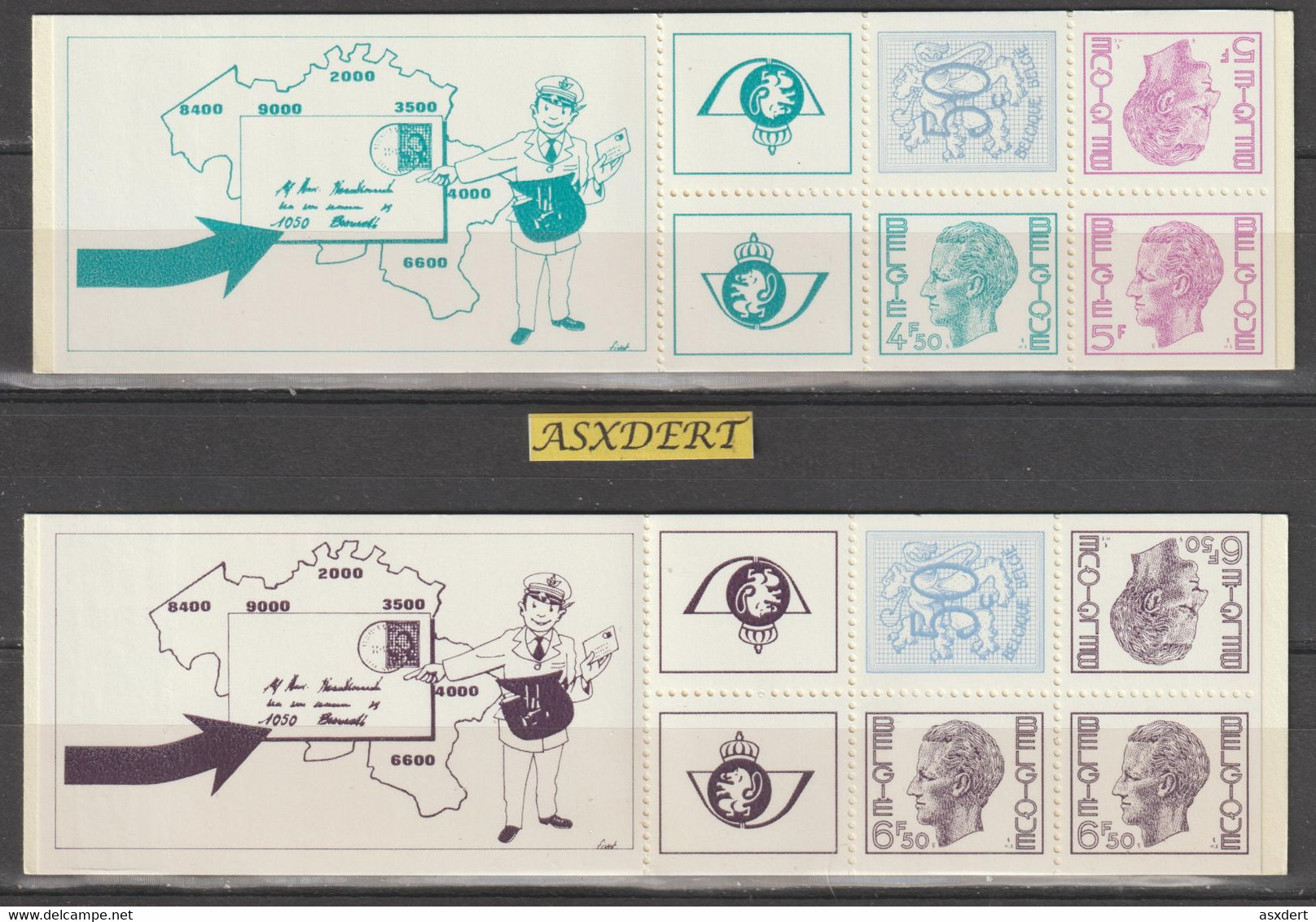 Belgie 1975 Boekje B12 ** Met Telblok + B13** - Zonder Classificatie