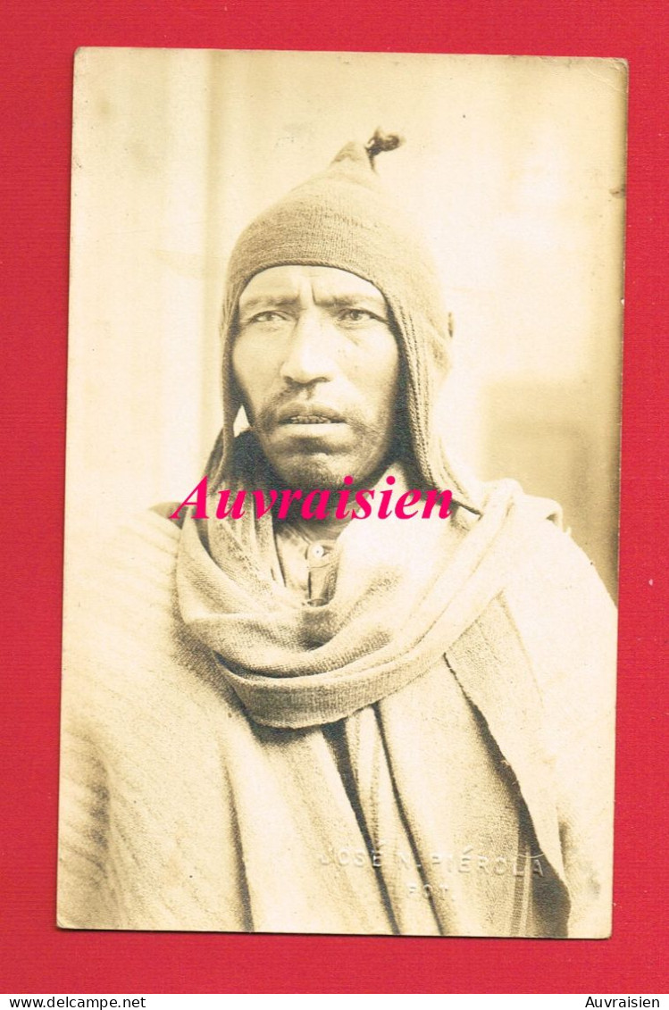 Amérique Du Sud ETHNIQUE  BOLIVIE  Portrait Homme ... Carte Photo ... Fot. JOSÉ N. PIÉROLA - Amérique