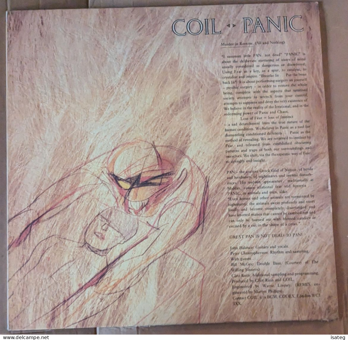 Coil - Panic / Tainted Love - Autres & Non Classés