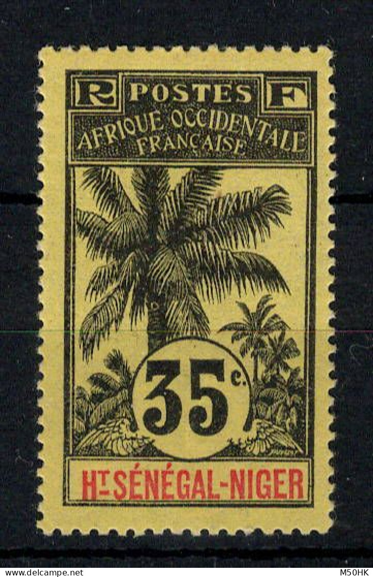 Haut Sénégal Et Niger - YV 10 N* (trace) MLH , Palmiers , Cote 9 Euros - Unused Stamps