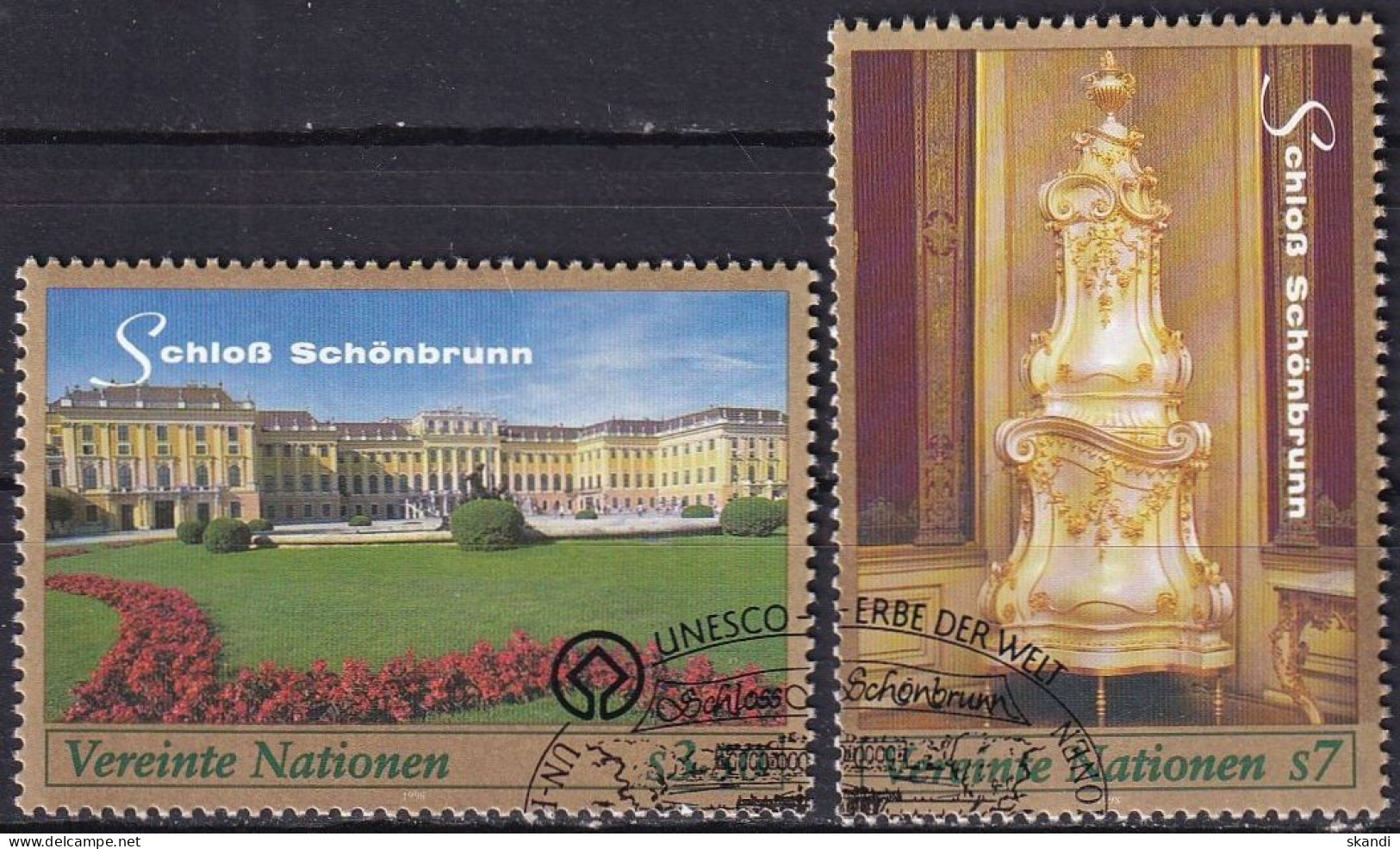 UNO WIEN 1998 Mi-Nr. 270/71 O Used Aus Abo - Used Stamps