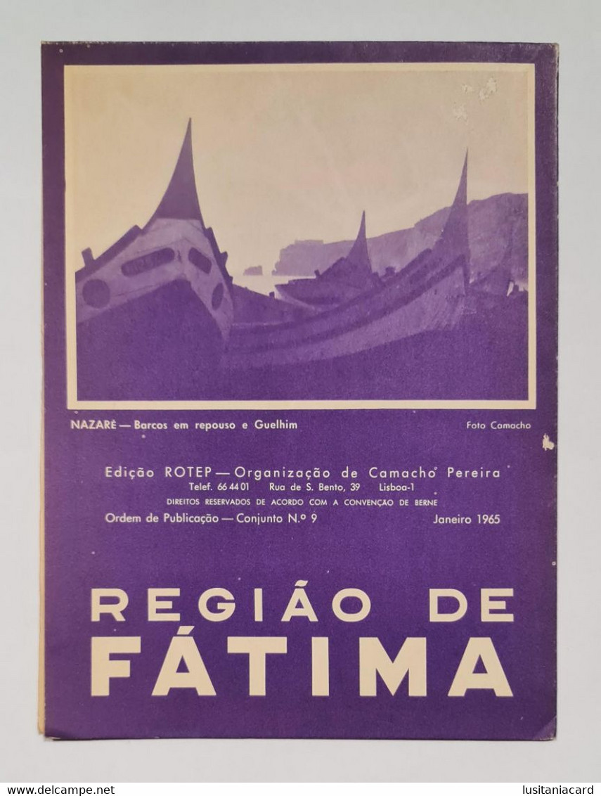 FATIMA - ROTEIRO TURÍSTICO - «Região De Fátima.Pormenor De Portico...» (Ed. Rotep/ Foto Camacho  Nº 9 - 1965  ) - Livres Anciens