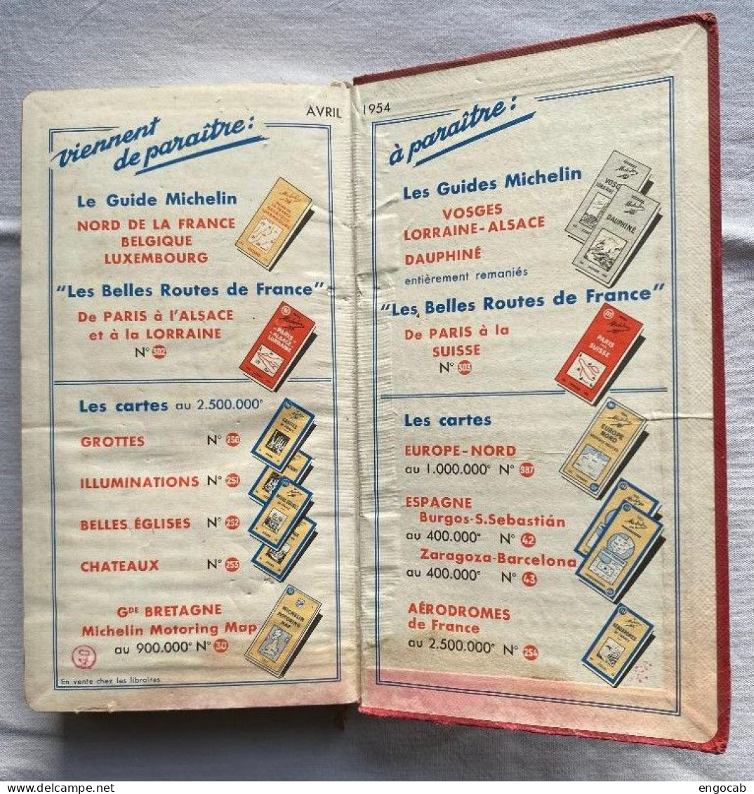 Guide Michelin 1954 B - Michelin (guides)