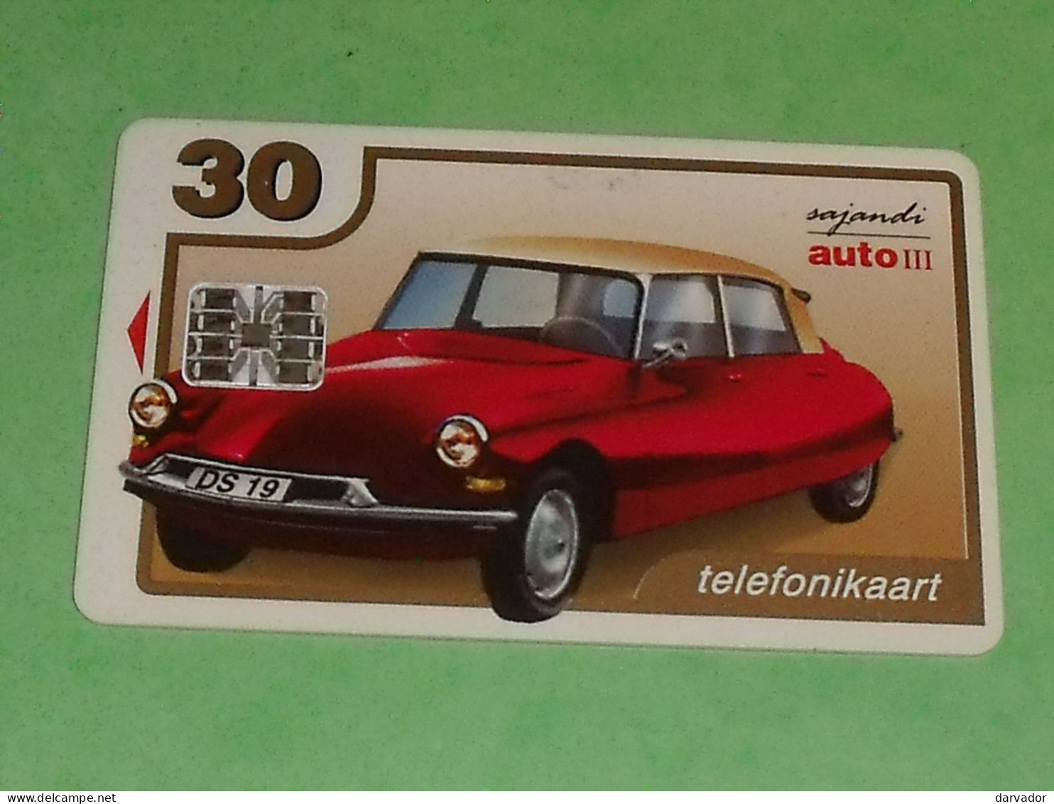 Album TLS / Télécarte  : Citroen  DS 19 / TB (état Voir Scan ) - Coches