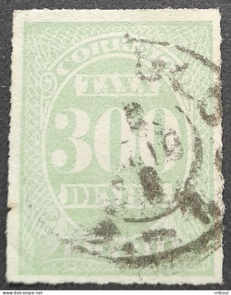 Bresil Brasil Brazil 1890 Taxe Tax Taxa Yvert 14 O Used - Portomarken