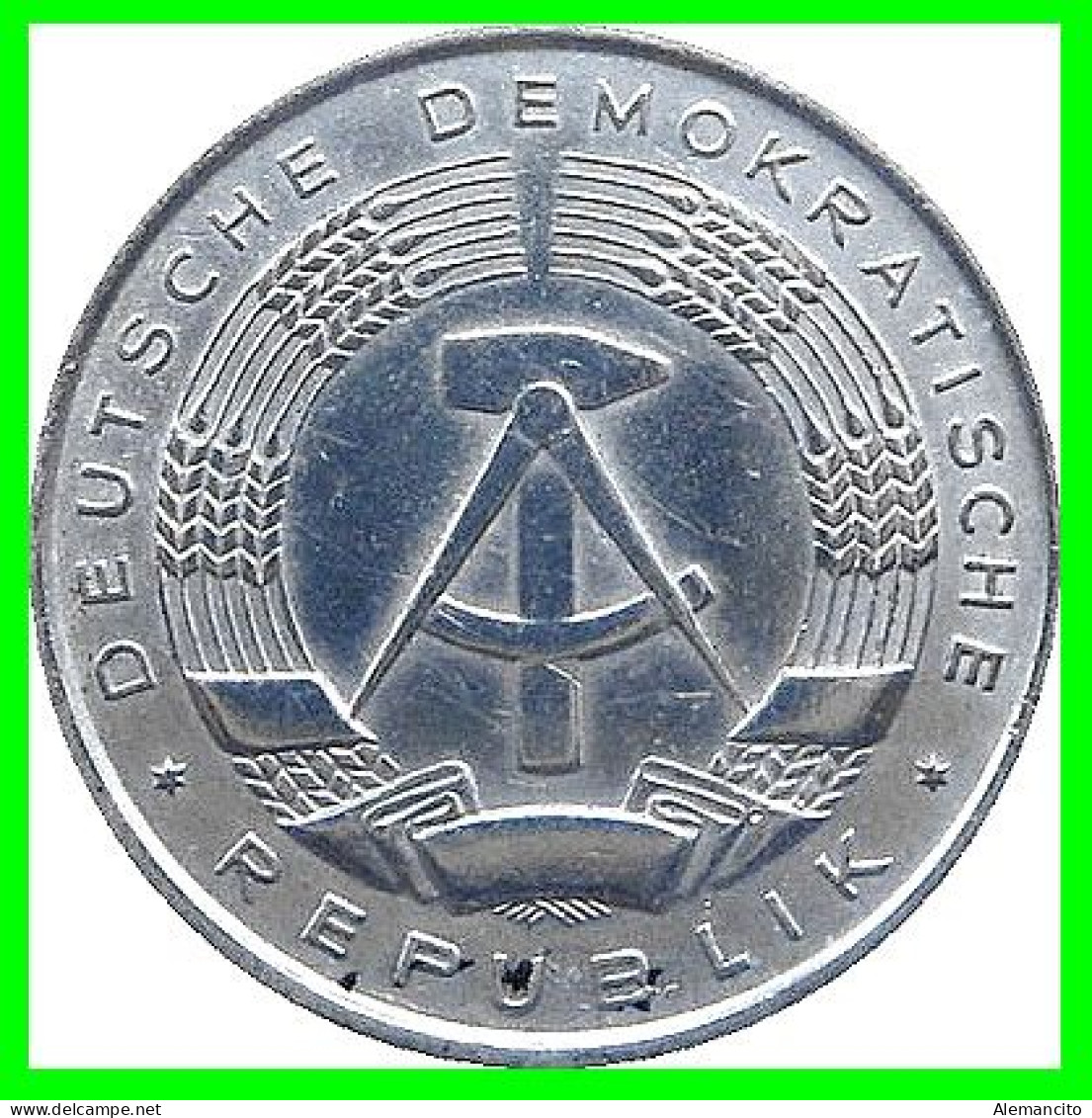 ( GERMANY ) REPUBLICA DEMOCRATICA DE ALEMANIA AÑO 1962 ( DDR ) MONEDAS DE 1 PFENNING  CECA-A  MONEDA DE ALUMINIO - 1 Pfennig