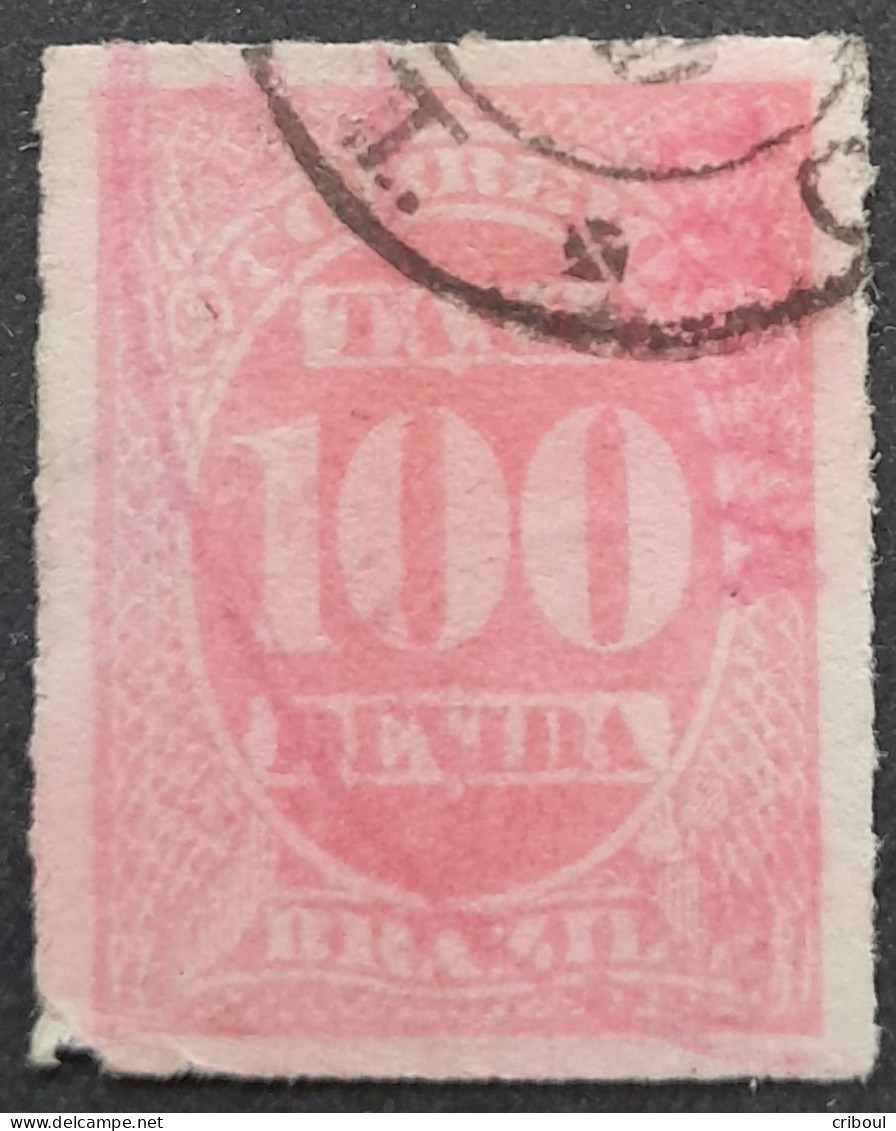 Bresil Brasil Brazil 1890 Taxe Tax Taxa Yvert 4 O Used - Postage Due