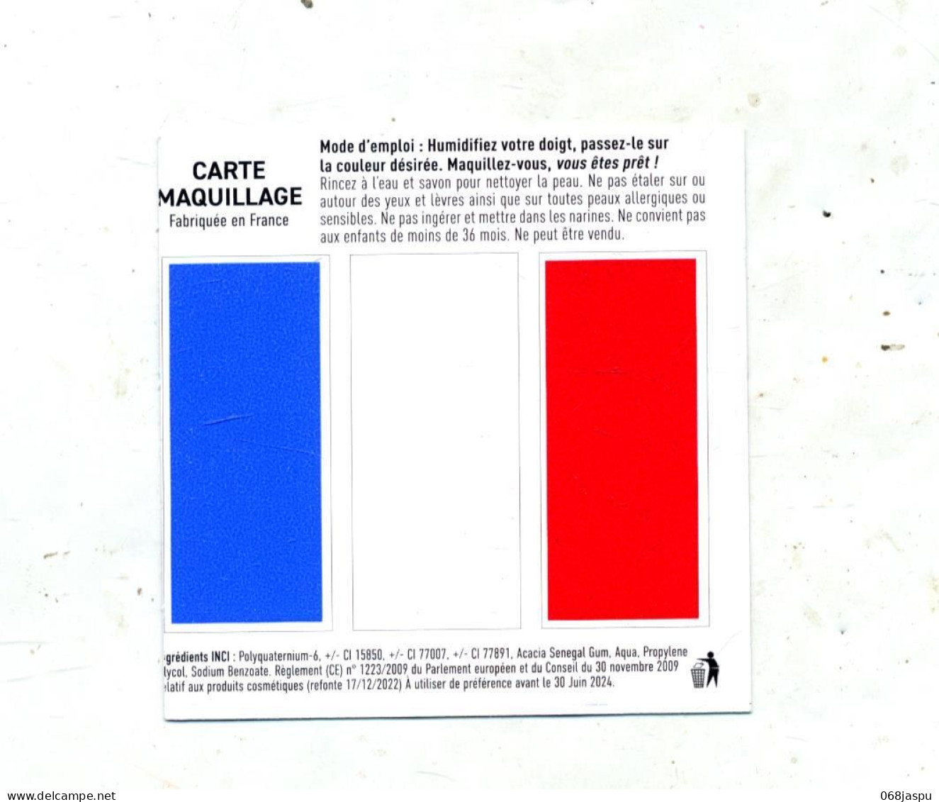 Carte Maquillage Coupe Monde Rugby 2023 - Rugby