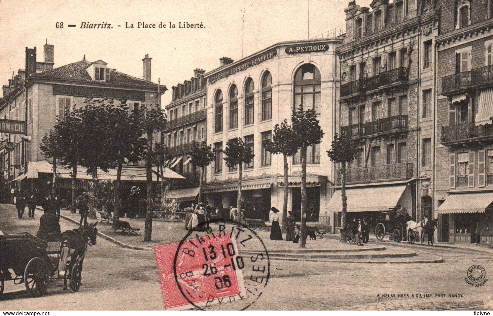 Biarritz - La Place De La Liberté - Attelage - Biarritz