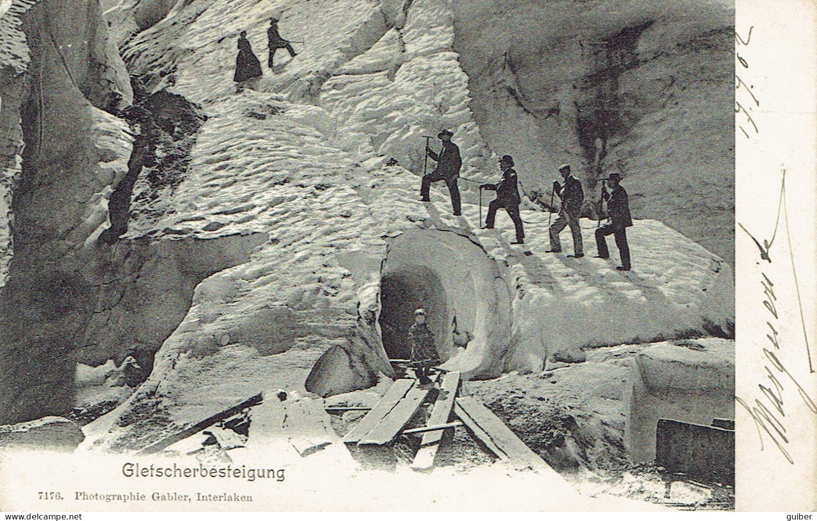 Gletscherbesteigung Cordées Sur Le Glacier  - Alpinismo