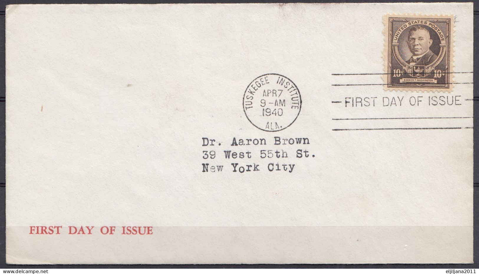 Action !! SALE !! 50 % OFF !! ⁕ USA 1940 ⁕ Honoring Famous Americans ⁕ 3v FDC Covers - 1851-1940