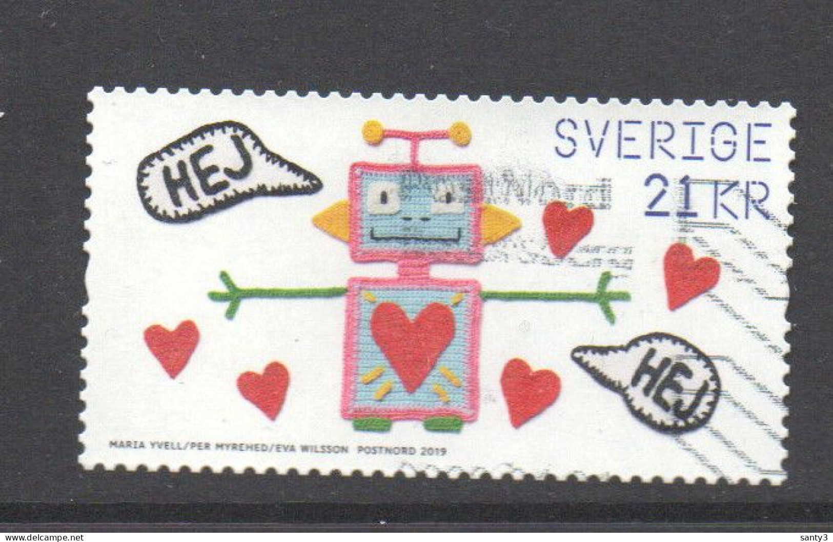 Zweden 2019 Yv 3247  Hoge Waarde, Gestempeld - Used Stamps