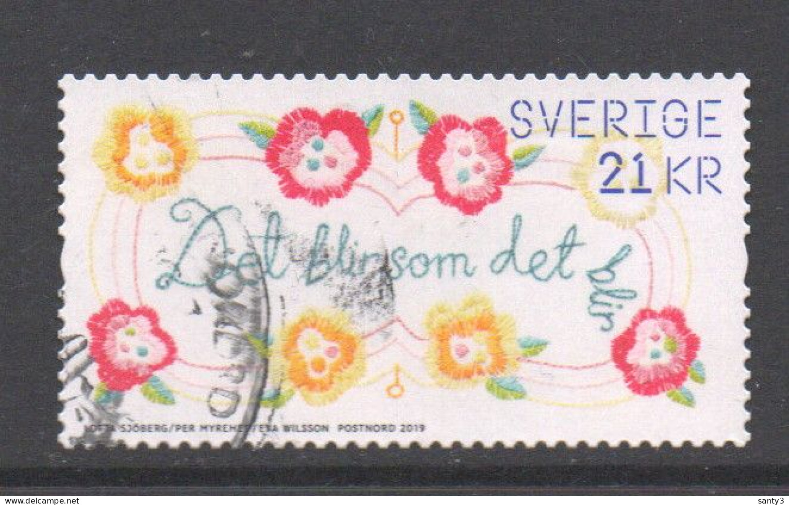 Zweden 2019 Yv 3250  Hoge Waarde, Gestempeld - Used Stamps