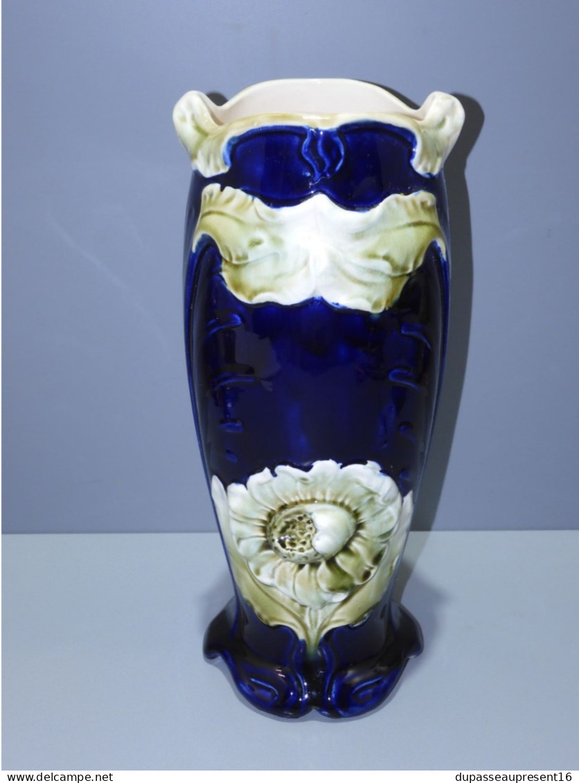 -JOLI VASE ART NOUVEAU FIVE LILLE COLLECTION DECO VITRINE FLEURS     E - Altri & Non Classificati