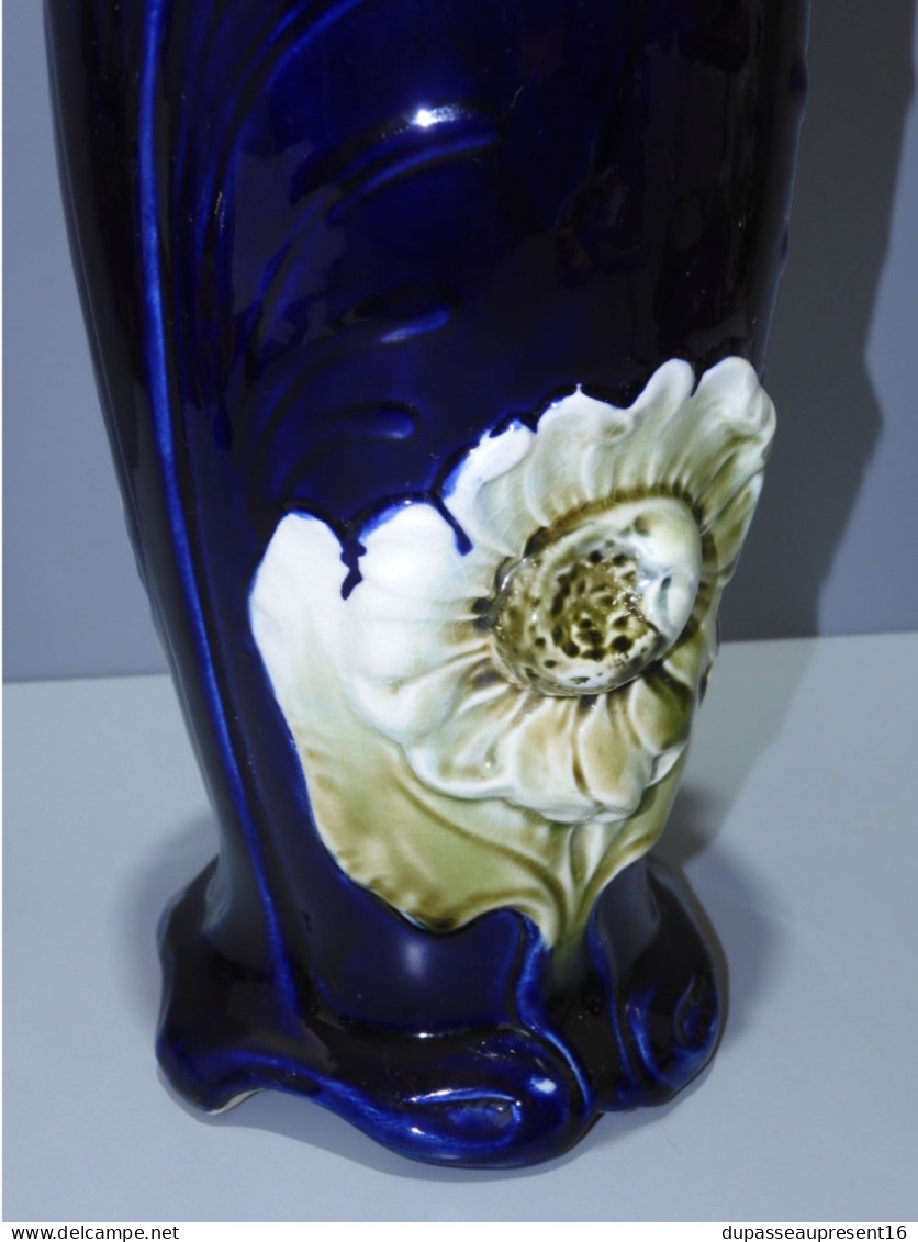 -JOLI VASE ART NOUVEAU FIVE LILLE COLLECTION DECO VITRINE FLEURS     E