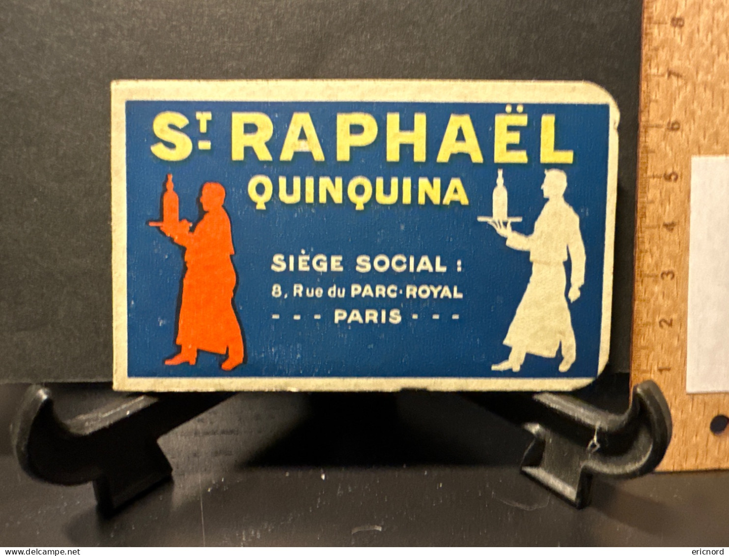 Carnet Publicitaire St Raphaël Quinquina 1929 - Alcools