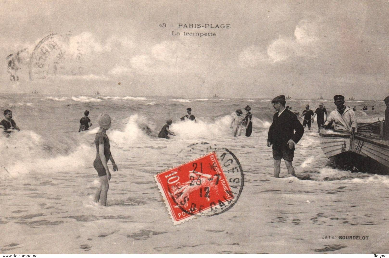 Le Touquet Paris Plage - La Trempette - Baigneurs Baigneuses - Le Touquet