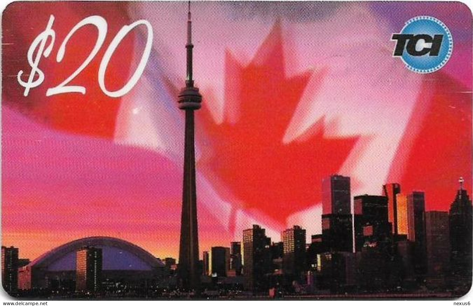 Canada - TCI - Canadian City, Magnetic Remote Mem. 20$, Used - Kanada