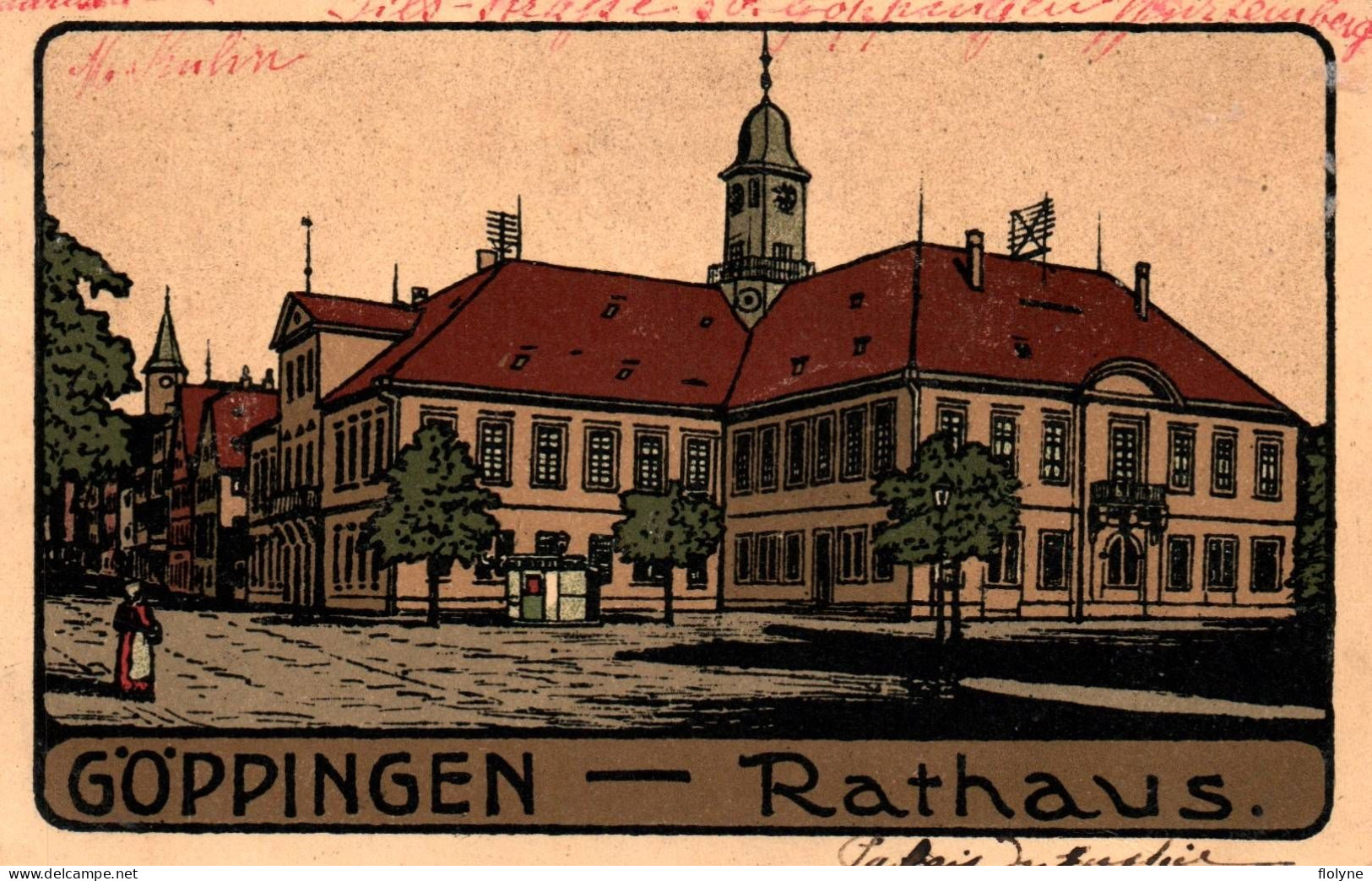 Göppingen - Goeppingen - Rathaus - Cpa Illustrateur - Allemagne Germany - Goeppingen