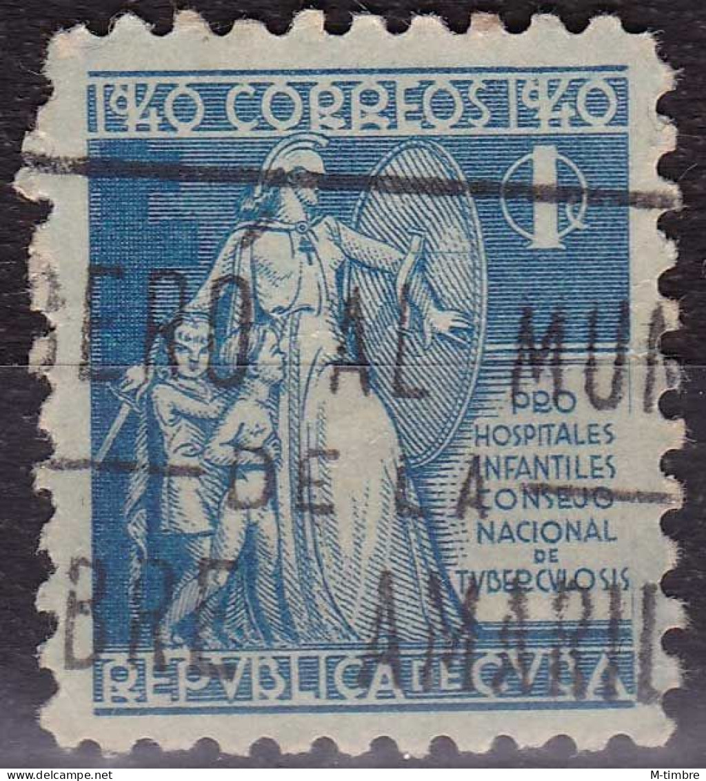 Cuba (Bienfaisance) YT B3 Mi Z3 Année 1940 (Used °) Enfant - Arme - Epée - Bouclier - Tuberculose - Beneficenza