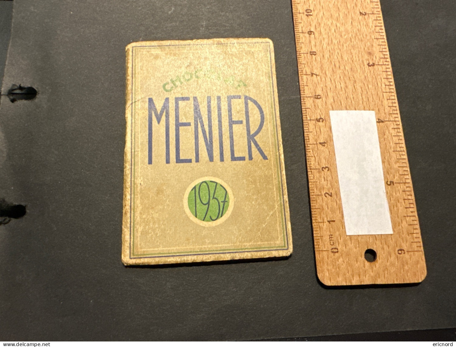 Carnet Publicitaire Chocolat Menier 1937 - Schokolade