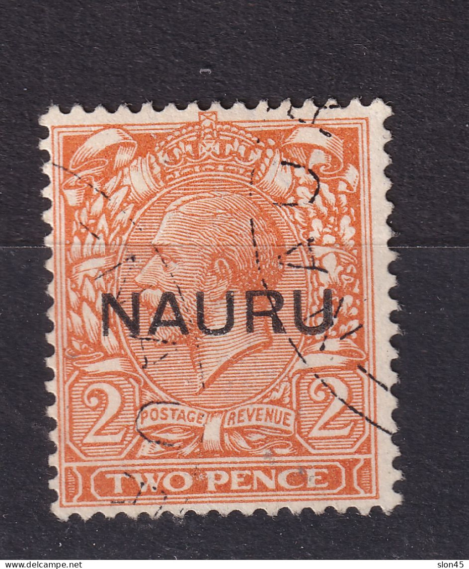 Nauru 1923 Short Left Stroke To N Variety Used   15610 - Nauru