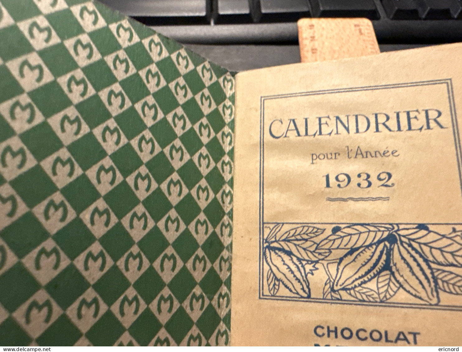 Carnet Publicitaire Chocolat Menier 1932 - Chocolade