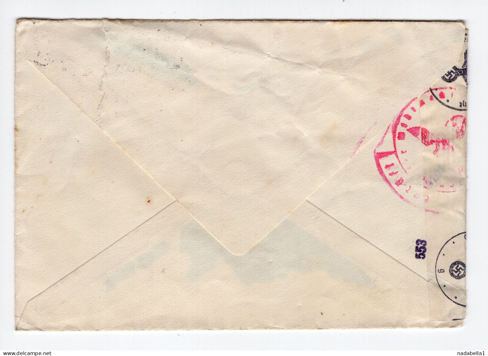 1940. KINGDOM OF YUGOSLAVIA,SLOVENIA,LESKOVEC PRI KRŠKEM,AIRMAIL COVER TO GERMANY - Luftpost