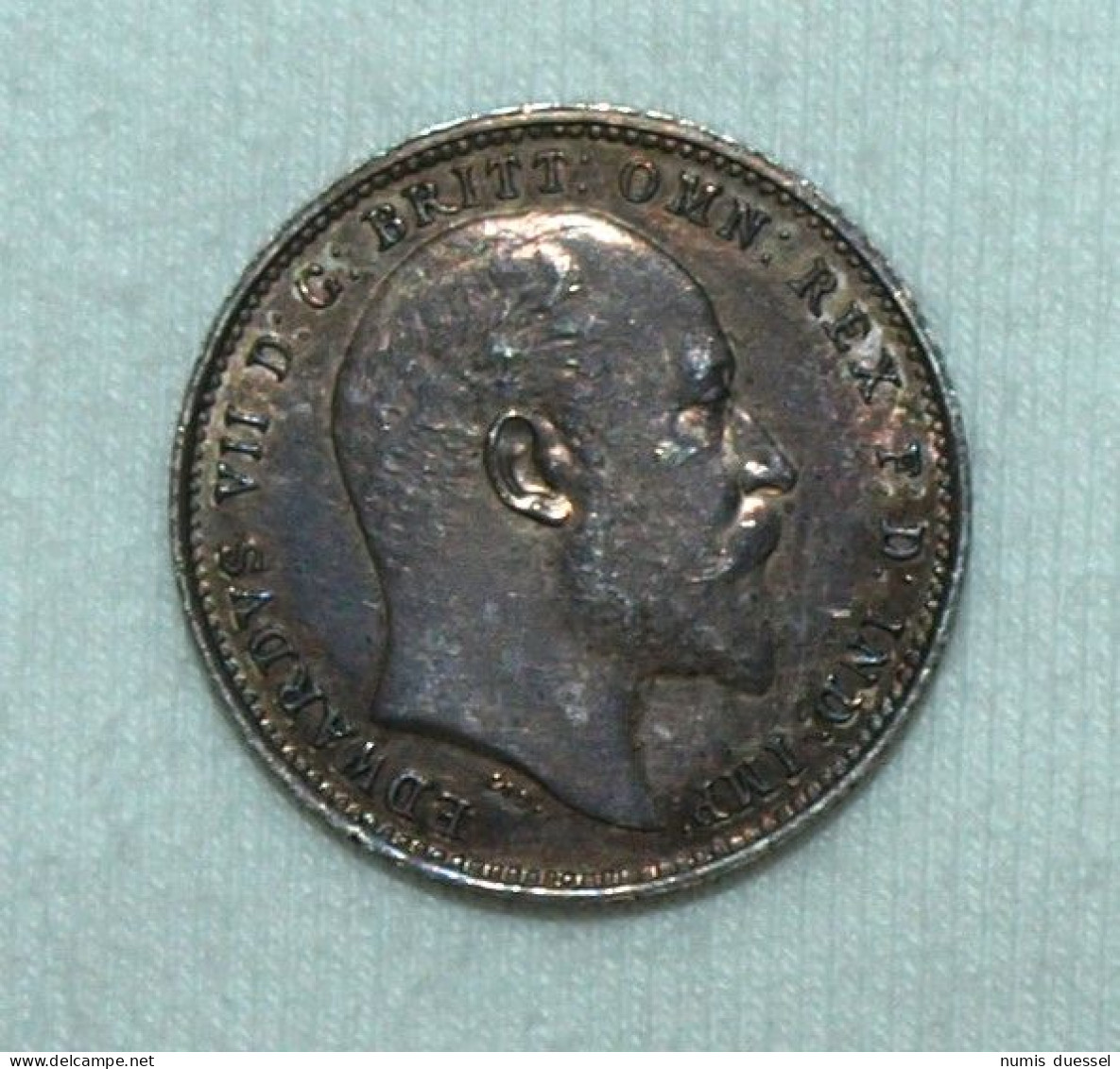 Silber/Silver Prooflike Maundy Großbritannien/Great Britain Edward VII, 1907, 4 Pence Pfr/MS - Maundy Sets & Commémoratives