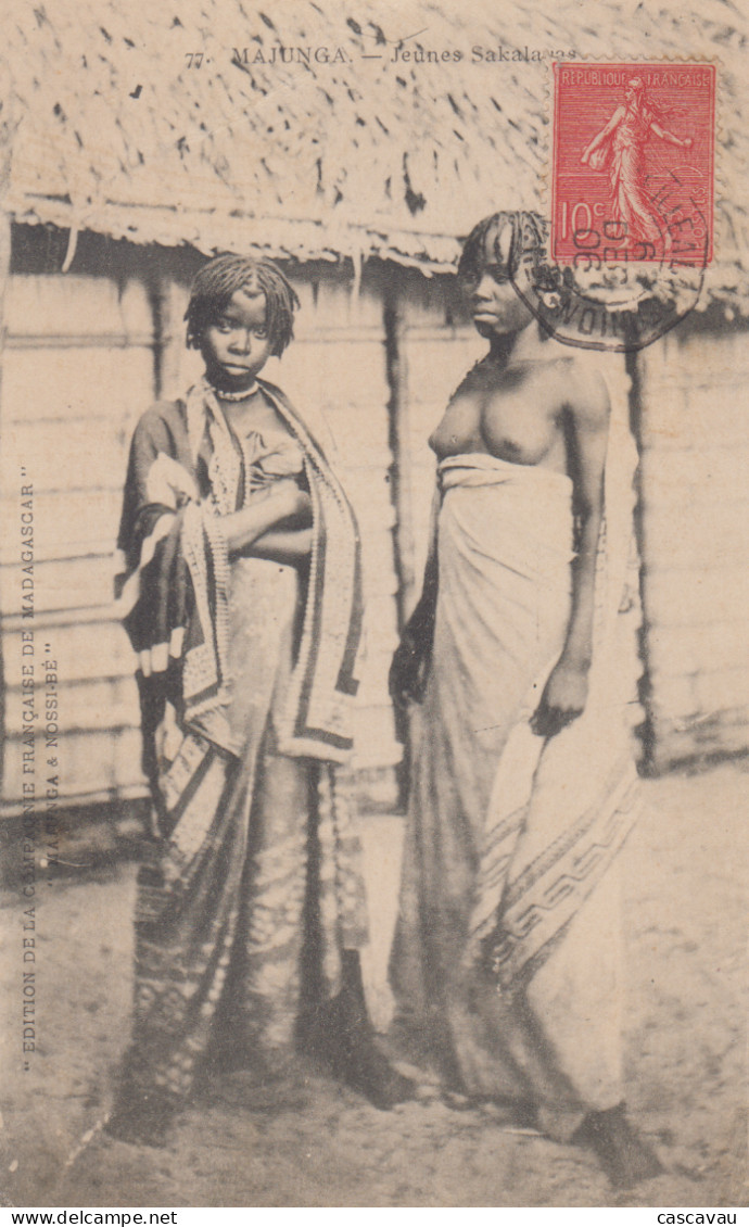 CPA   MADAGASCAR   Jeunes   Sakalavas   1906 - Africa