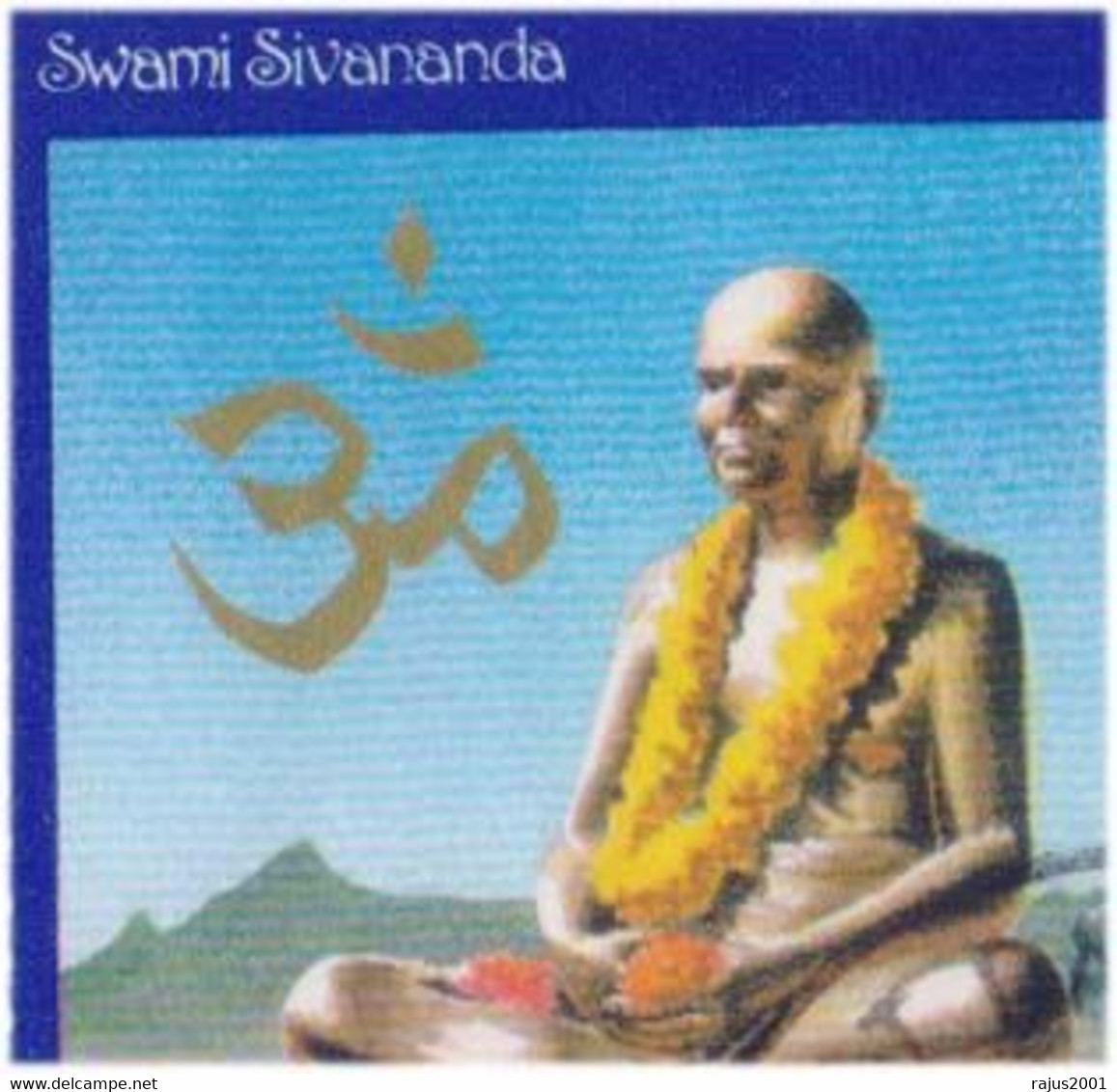 Religion & Culture, Swami Sivananda Hindu Spiritual Teacher, Chinese Pagoda Temple, Mythology, Hinduism Mauritius MNH - Hindoeïsme