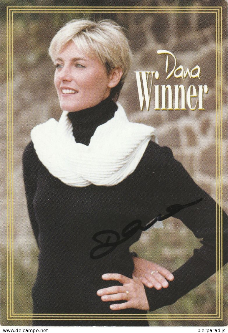 DANA  WINNER  _   ZONDER HANDTEKENING - Autogramme