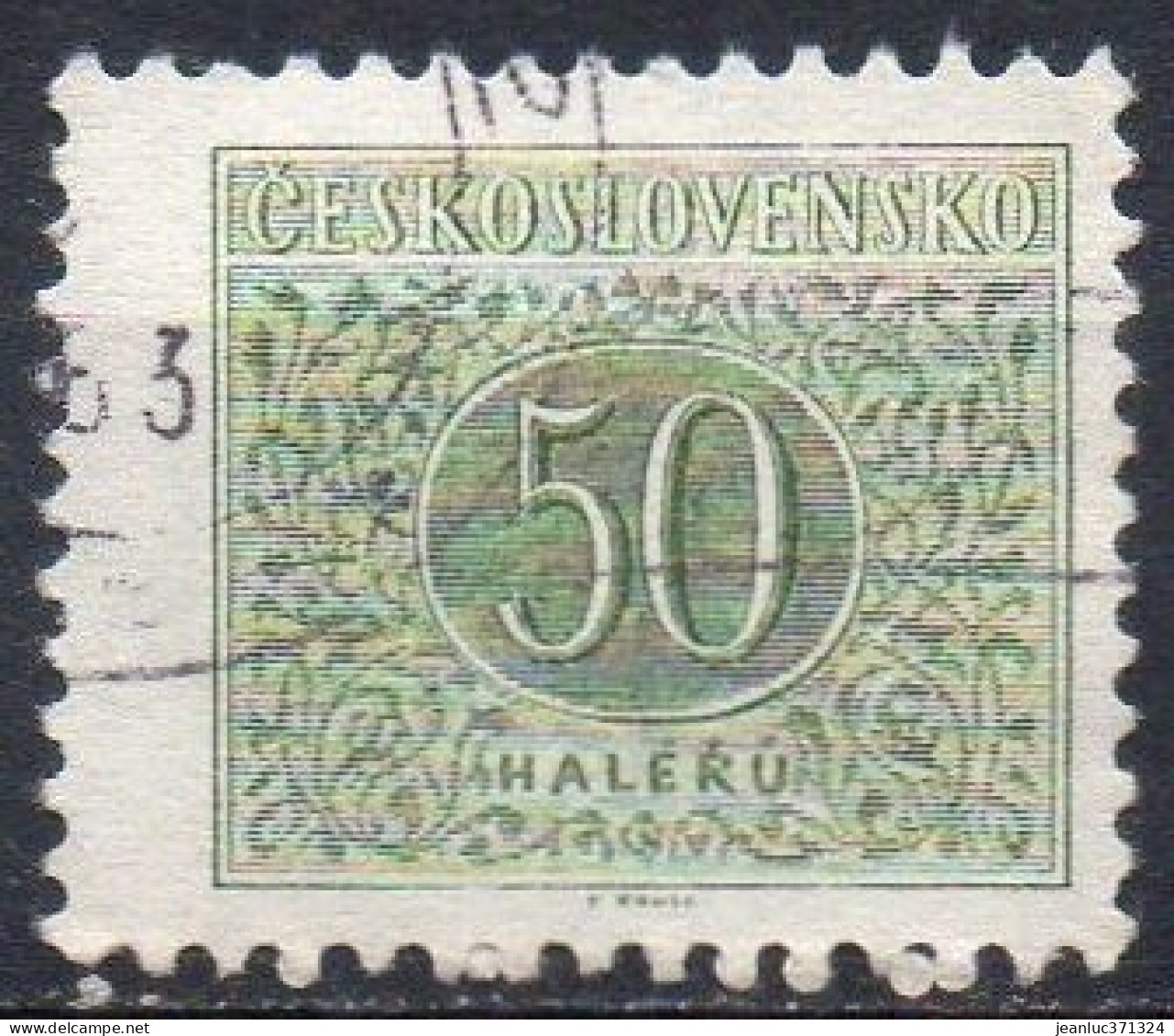 TCHECOSLOVAQUIE N° Taxe 95 O Y&T 1963 Nombre 50 - Portomarken