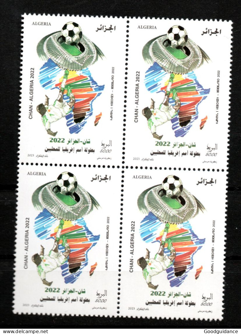 2023 - Algérie - La 7ème Coupe D’Afrique Des Nations De Football 2022- Stade - Carte - Paire - Série Complète 1v.MNH** - Africa Cup Of Nations