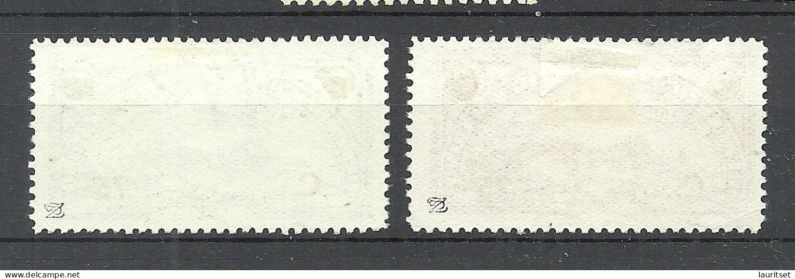 SAN MARINO 1936 Michel 232 - 233 O Air Mail Signed Zumstein & Co. - Poste Aérienne