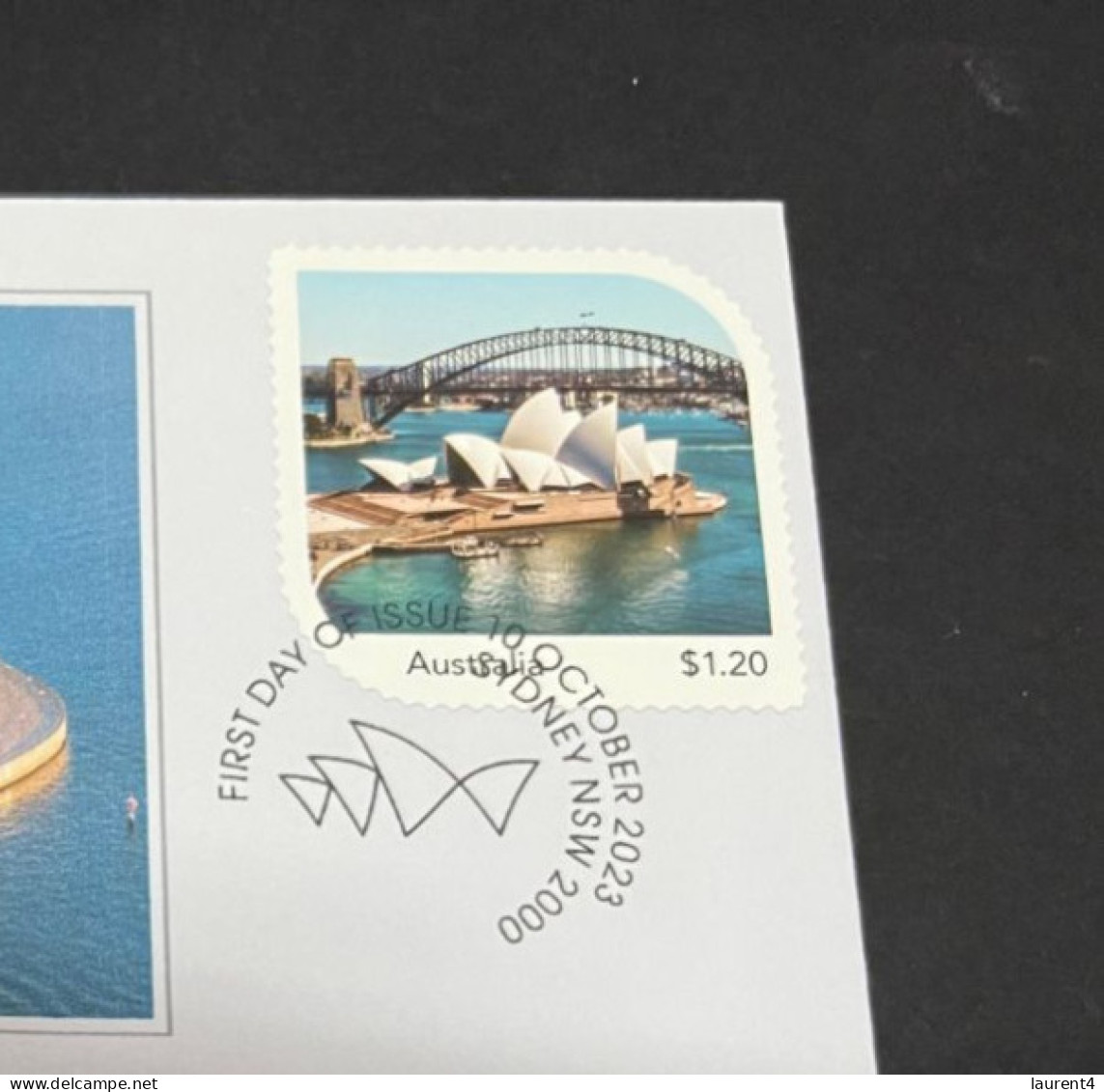 18-10-2023 (4 U 38) Sydney Opera House Celebrate 50th Anniversary (10-10-2023) FDI Cover (from The Air) - Lettres & Documents