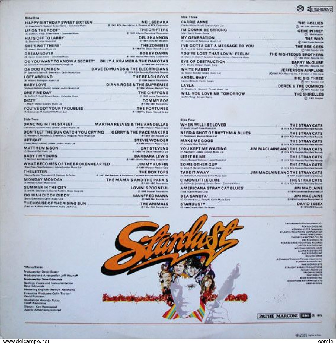 STARDUST   BANDE ORIGINALE DU FILM ALBUM DOUBLE - Soundtracks, Film Music