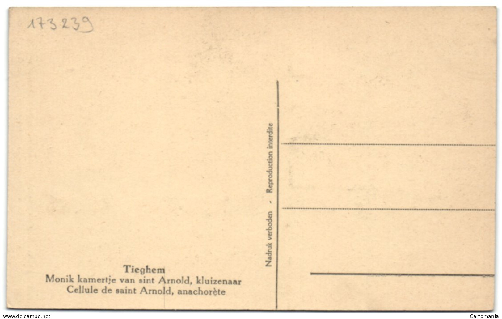 Tieghem - Monik Kamertje Van Sint Arnold Kluizenaar - Anzegem