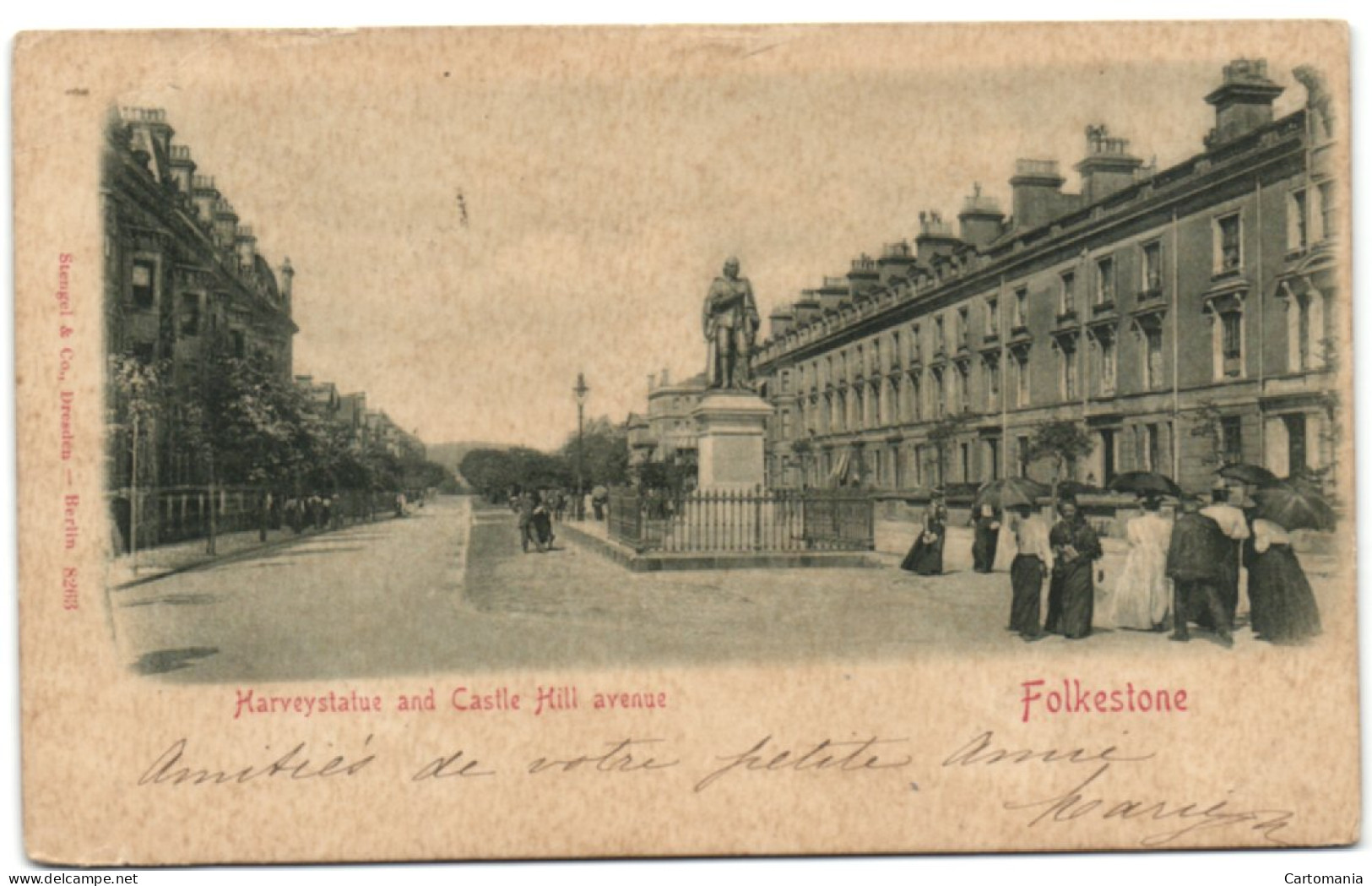 Harveystatue And Castle Hill Avenue - Folkestone - Folkestone