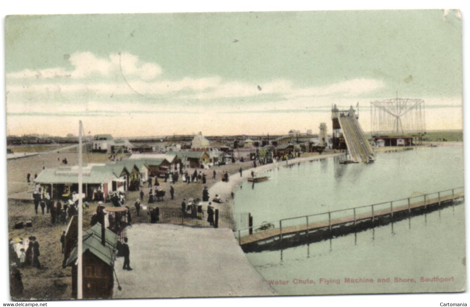 Water Chute - Flying Machine And Shore - Southport - Southport