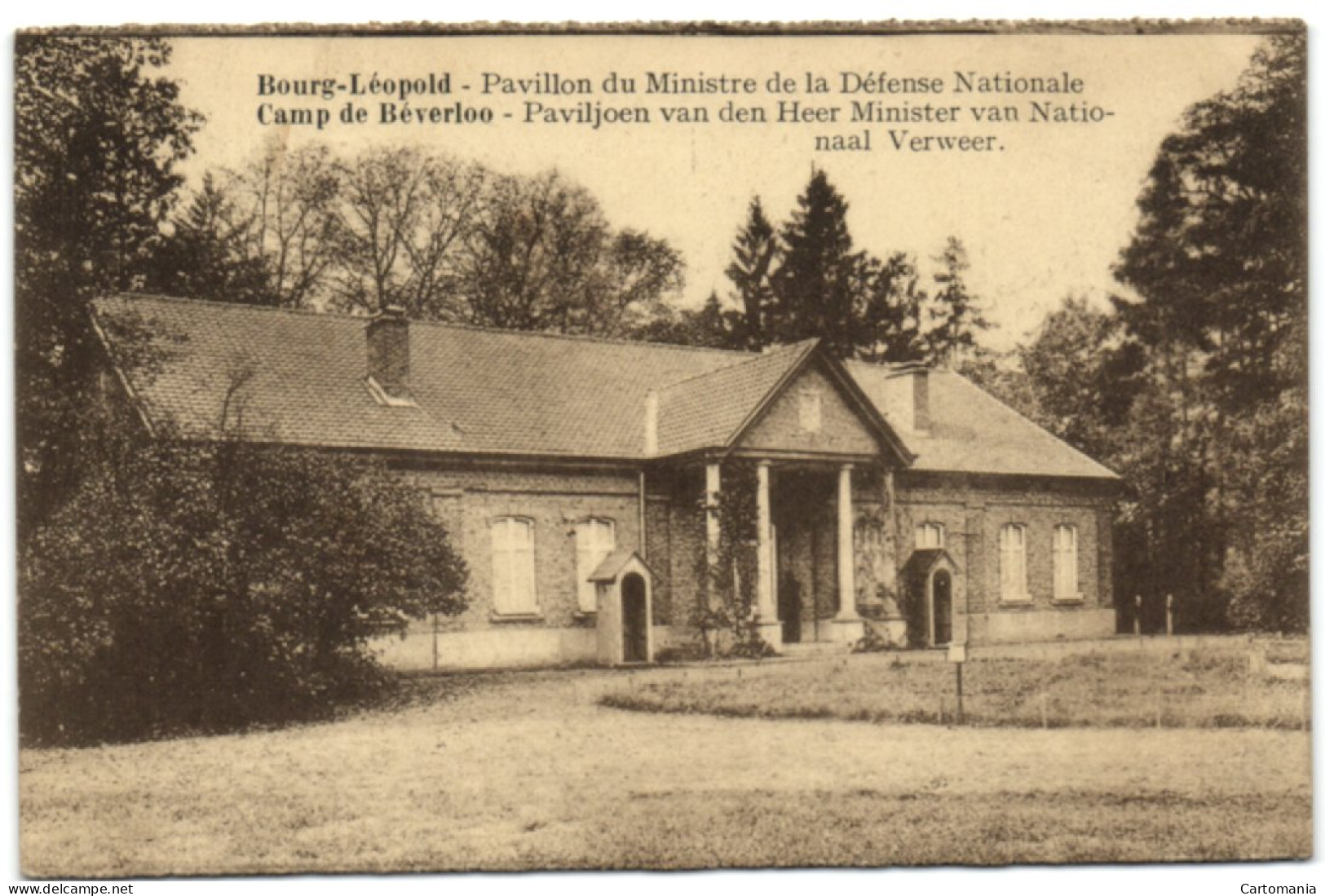 Bourg-Léopold - Camp De Beverloo - Paviljoen Van Den Heer Minister Van Nationaal Vervoer - Leopoldsburg