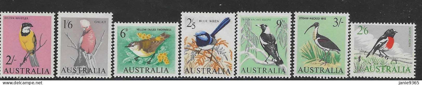 Australia ASC 396-403  1964 Birds Definitives ,Mint - Neufs
