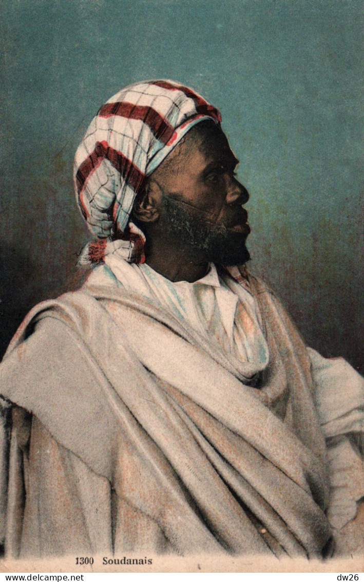 Ethnologie, Afrique - Portrait Homme Soudanais - Carte N° 1300 Non Circulée - Africa