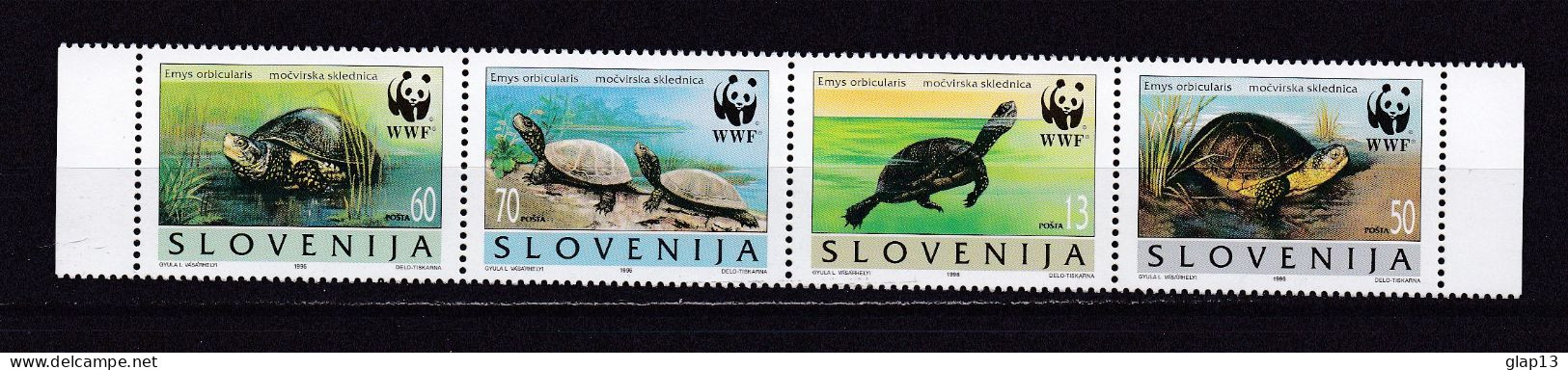 SLOVENIE 1996 TIMBRE N°122/25 NEUF** TORTUES - Slowenien