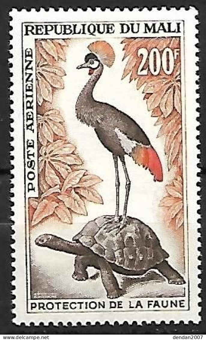 Mali - MNH ** 1963 :  Grey Crowned Crane  -  Balearica Regulorum - Grues Et Gruiformes