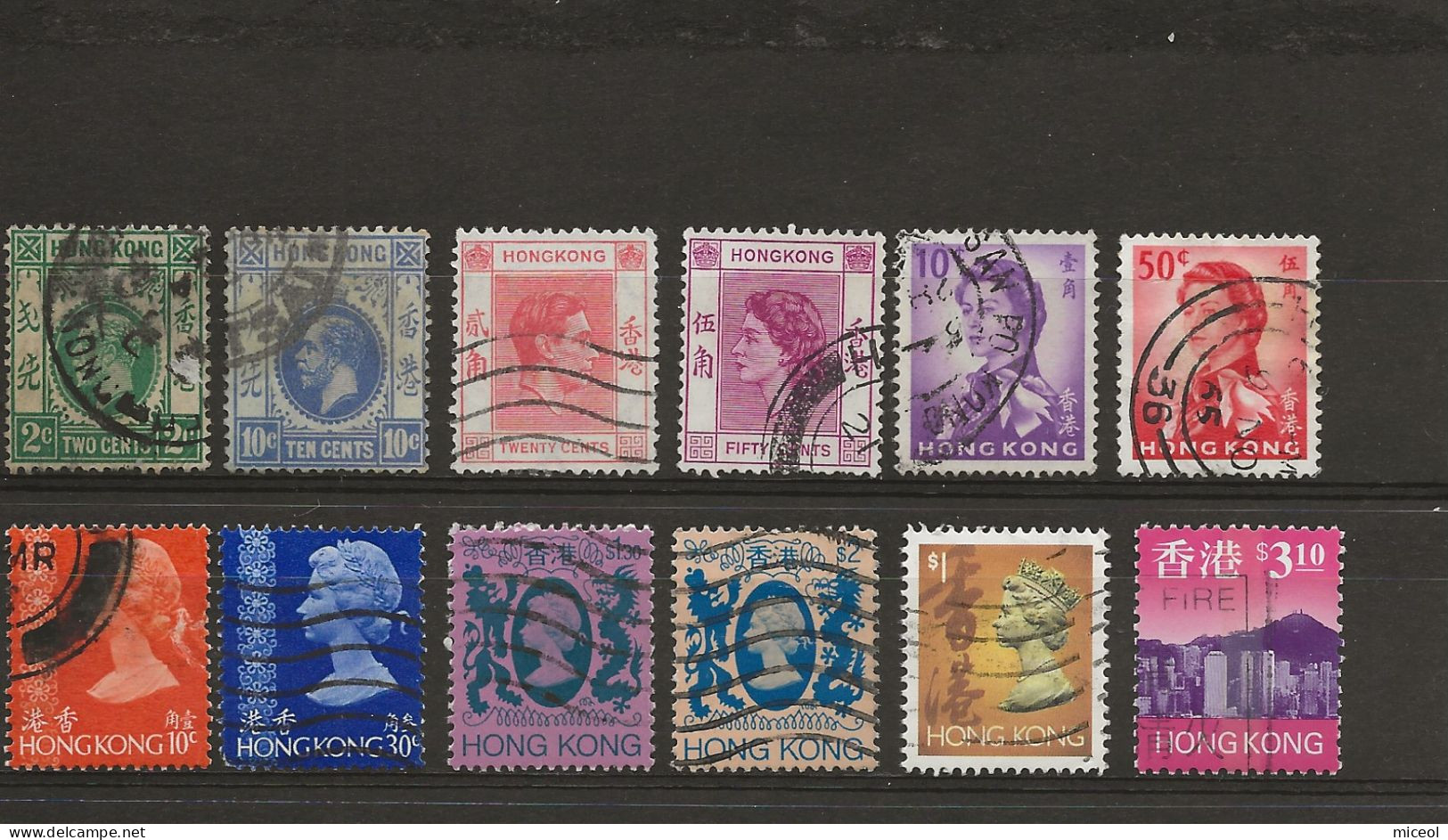 HONG-KONG - LOT DE TIMBRES ANCIENS - Used Stamps